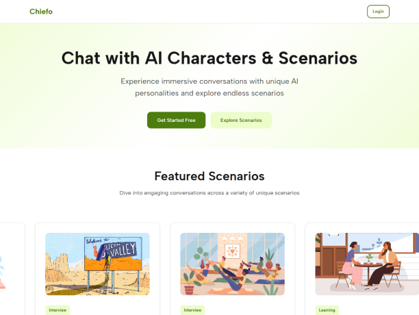 Chiefo - AI Character Conversations